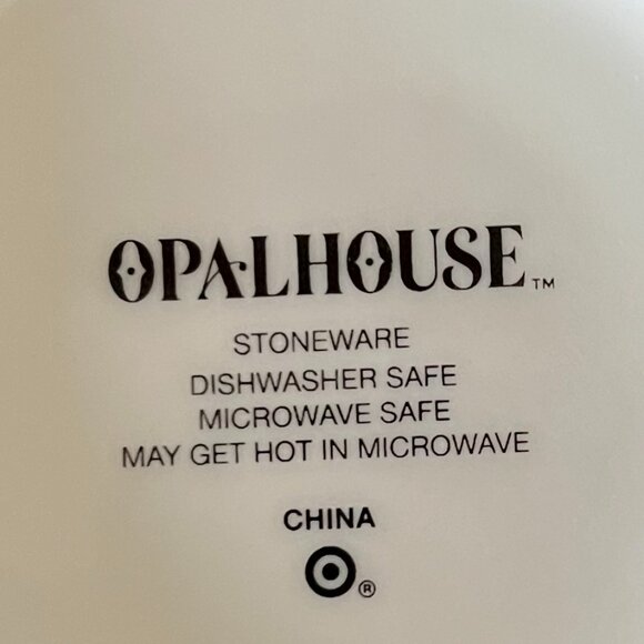 OPALHOUSE Letter "D ” Monogram Initial Maroon and Metallic Gold Ribbed Mug ~ - Picture 13 of 13